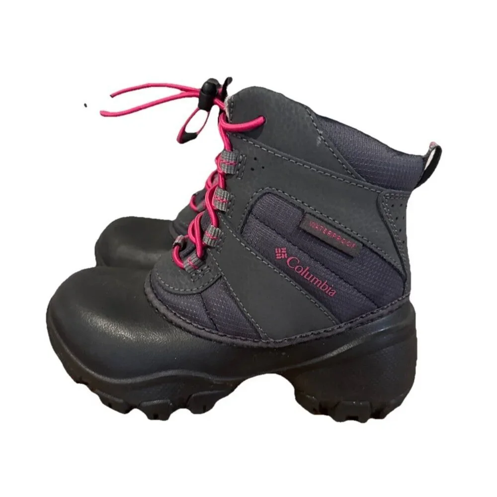 Columbia Little Kids’ Rope Tow™ Waterproof Faux-Fur Trim Boot Size 11 Toddler